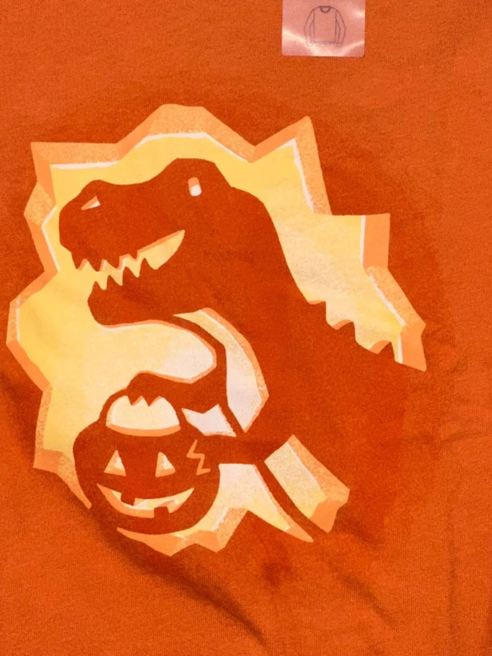 Old Navy Halloween T Rex Dinosaur Long Sleeve Tee Shirt NEW Trick or Treat Sz 5T